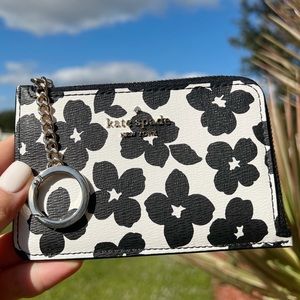 NWT Kate Spade Zip Card Holder Wallet